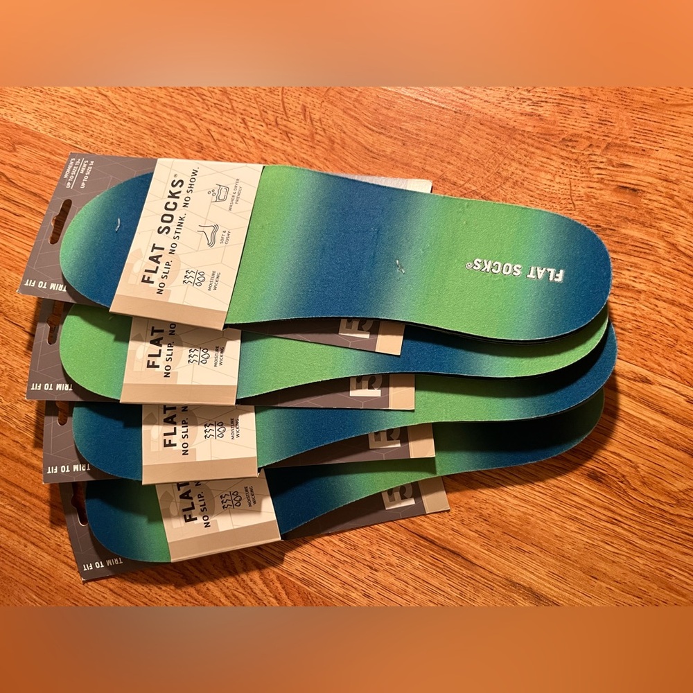 Women's Insoles - Blue and Green